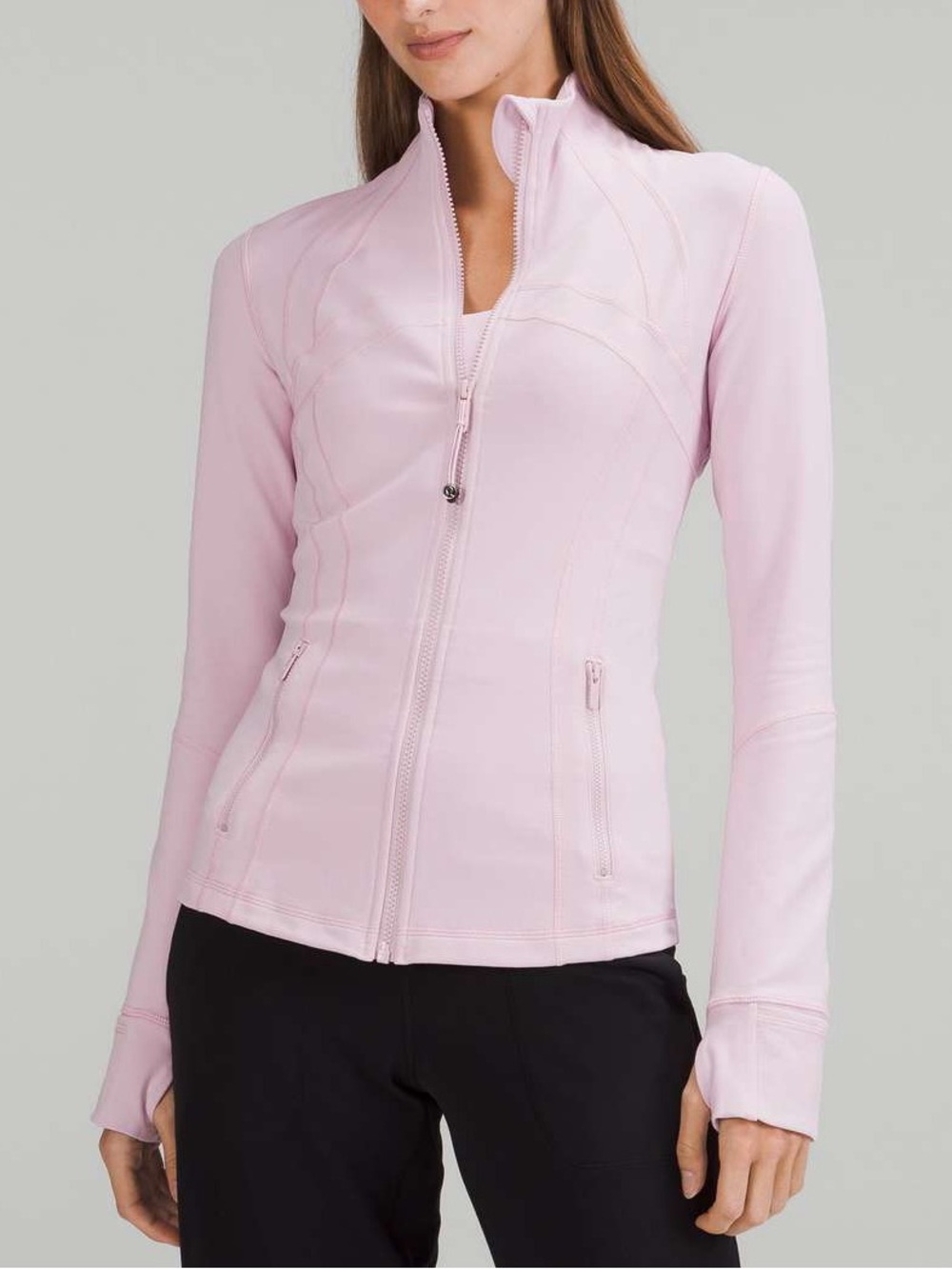 NWT Lululemon Define Jacket Luon Pink Peony Barbie Full Zip Size 10 Running Yoga